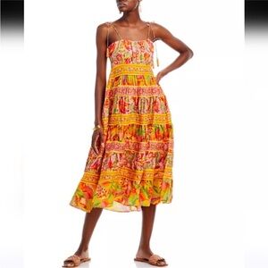 Farm Rio Mixed Fruits Paradise Dress